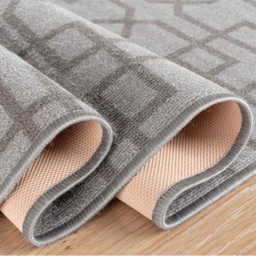 Desire Rugs Havana Silver Cubed Trellis Anti Slip Door Mat 80 x 50cm - Size: 50 x 80cm - Wilko - thumbnail 4