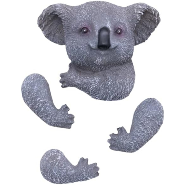 Marco Paul Tree Peeker Koala Garden Ornament - Size: 30 x 20 x 10cm - Grey - Wilko - image 1
