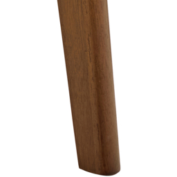 Florence Roxby 4 Seater Round Dining Table Walnut - Size: 76 x 120 x 120cm - Brown - Furniture To Go - Wilko - thumbnail 7