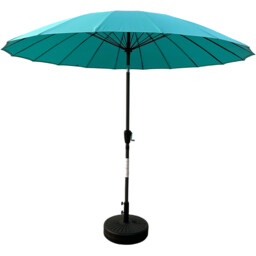 Shanghai 2.7m Crank and Tilt Parasol Light Blue - Wilko - thumbnail 1