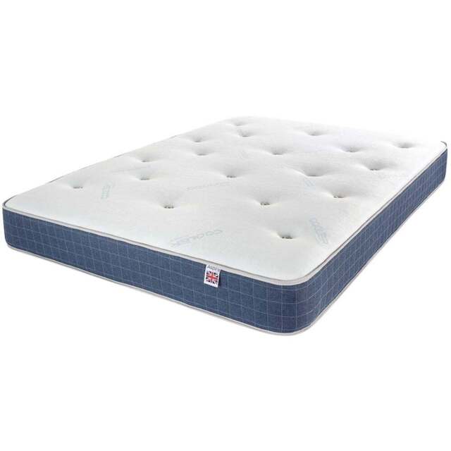Aspire Pocket+ Small Double Temperature Control Duo Mattress - White - Aspire Beds - Wilko - image 1