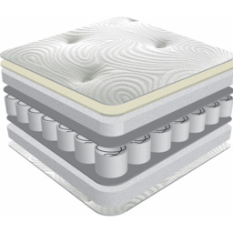 Sareer Matrah Small Single Latex Pocket Mattress - White - Wilko - thumbnail 5