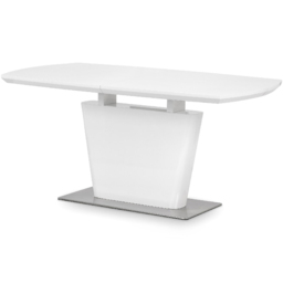 Julian Bowen Como 6 Seater High Gloss Extending Dining Table White - Wilko - thumbnail 3