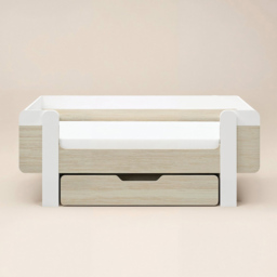 Flair Alfie Toddler White and Oak Wooden Bed with Storage - Size: 60.4 x 78.6 x 152.2cm - Wilko - thumbnail 4