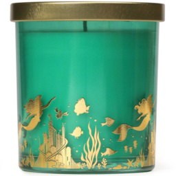 Disney Princess Ariel Coral Blossom and Sea Salt Scented Candle 213g - Size: 6.7 x 5.3 x 5.6cm - Green - Wilko - thumbnail 3