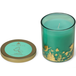 Disney Princess Ariel Coral Blossom and Sea Salt Scented Candle 213g - Size: 6.7 x 5.3 x 5.6cm - Green - Wilko - thumbnail 4