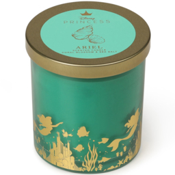Disney Princess Ariel Coral Blossom and Sea Salt Scented Candle 213g - Size: 6.7 x 5.3 x 5.6cm - Green - Wilko - thumbnail 5