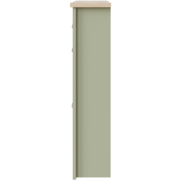 GFW Lancaster 2 Door Single Drawer Sage Green Shoe Cabinet - Wilko - thumbnail 5