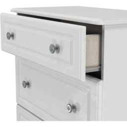 Crowndale Pembroke 3 Drawer Grey Ash Deep Chest of Drawers Ready Assembled - Wilko - thumbnail 7