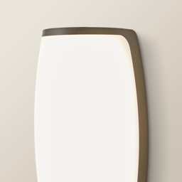 ValueLights Jonny Matte Black Curved LED Outdoor Wall Light - Size: 22.5 x 12.4 x 9.6cm - Wilko - thumbnail 6