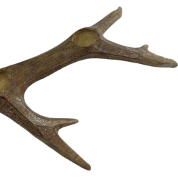 Decorative Antler Tea Light HolderBrown - Amber Charm - Wilko - thumbnail 6