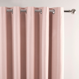 Divante Hoxton Blush Blackout Eyelet Curtains 183 x 168cm - Size: W 183 x D 168cm - Wilko - thumbnail 3