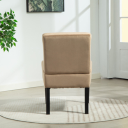 Artemis Home Valina Velvet Fabric Brown Accent Chair - Size: Single - Wilko - thumbnail 6