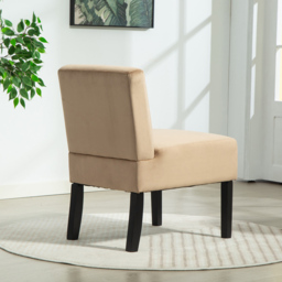 Artemis Home Valina Velvet Fabric Brown Accent Chair - Size: Single - Wilko - thumbnail 5