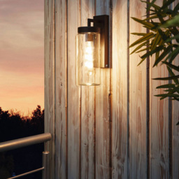 EGLO Bovolone Black Exterior Wall Lamp - Size: 11.0 x 15.5 x 34.0cm - Wilko - thumbnail 3