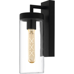 EGLO Bovolone Black Exterior Wall Lamp - Size: 11.0 x 15.5 x 34.0cm - Wilko - thumbnail 4