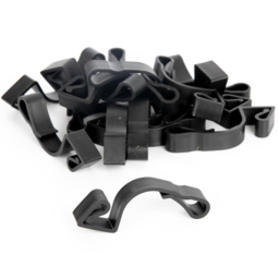Shatchi Large Black Outdoor Gutter Hooks 16 Pack - Size: 35 x 1.5 x 25cm - Wilko - thumbnail 4
