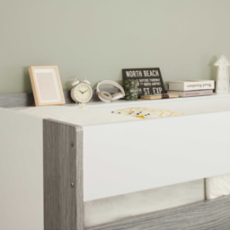 Flair Hampton Single White and Grey High Sleeper Frame - Wilko - thumbnail 5