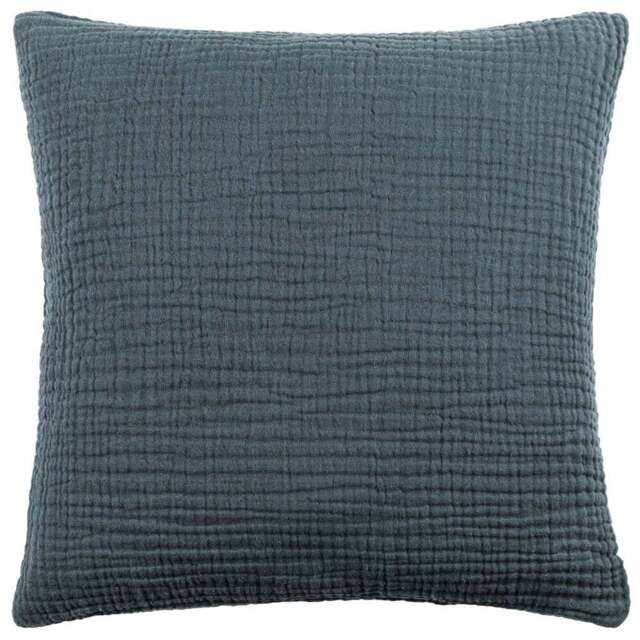 Yard Lark Dusk Muslin Cotton Cushion - Size: 45 x 45 cm - Multi - Yard Living - Wilko - image 1