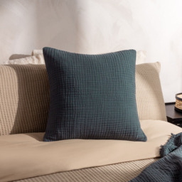 Yard Lark Dusk Muslin Cotton Cushion - Size: 45 x 45 cm - Multi - Yard Living - Wilko - thumbnail 3