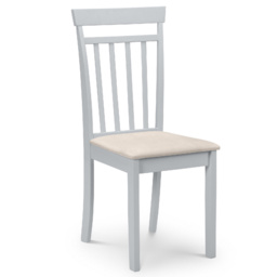 Julian Bowen Coast Set of 2 Grey Dining Chair - Wilko - thumbnail 4