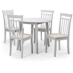 Julian Bowen Coast Set of 2 Grey Dining Chair - Wilko - thumbnail 5