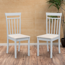 Julian Bowen Coast Set of 2 Grey Dining Chair - Wilko - thumbnail 1