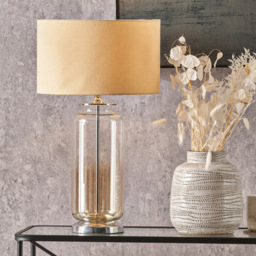 Pacific Lifestyle Vivienne Lustre Ombre Glass Table Lamp - Brown - Wilko - thumbnail 3