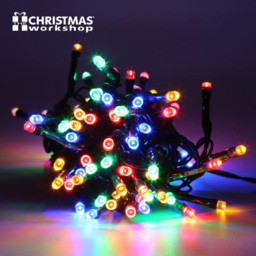 The Christmas Workshop 100 Multicolour LED String Light - Wilko - thumbnail 4