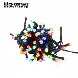 The Christmas Workshop 100 Multicolour LED String Light - Wilko - thumbnail 3