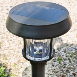Luxform Pollux LED Intelligent Solar Post Light - Size: 24 x 24 x 85cm - Silver - Wilko - thumbnail 5