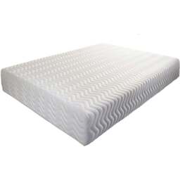 Aspire Small Double Cool Blue Relief Memory Foam Mattress - White - Aspire Beds - Wilko