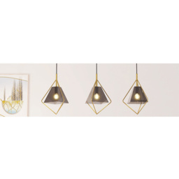 Parker Ceiling Fitting Black and Gold - Wilko - thumbnail 6