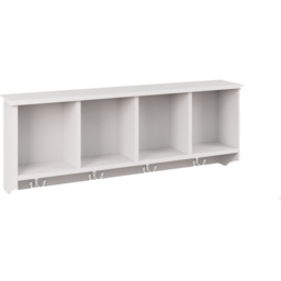 GFW Kempton White Wall Mounted Storage Shelves - Size: 17 x 92 x 34cm - Wilko - thumbnail 4
