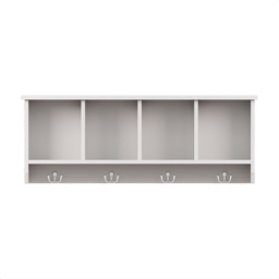 GFW Kempton White Wall Mounted Storage Shelves - Size: 17 x 92 x 34cm - Wilko - thumbnail 3