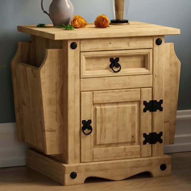 Vida Designs Corona Pine Magazine Table - Size: 38 x 54 x 51cm - Brown - Wilko - image 1