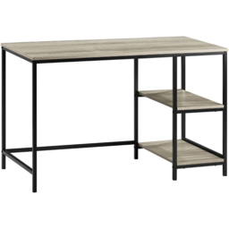 Vida Designs Brooklyn 2 Shelves Desk Grey Wood - Size: 75 x 120 x 60cm - Wilko - thumbnail 3