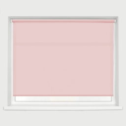Caecus Straight Edge Roller Blind Pink 60cm - Wilko