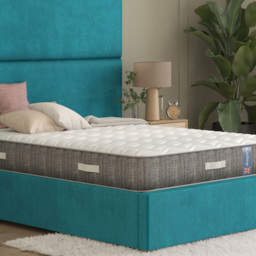 Aspire Double Pocket Sprung Mattress with British Wool Fillings - White - Wilko - thumbnail 4
