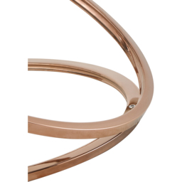 Comfy Living Gold Tempered Glass Coffee Table - Size: 45 x 90 x 90cm - Wilko - thumbnail 5