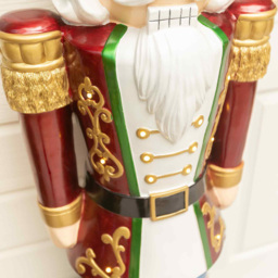 The Christmas Centre Red White and Blue LED Lights Traditional Nutcracker Soldier 5.5ft - Size: 167.5 x 45 x 37.5cm - Multi - Wilko - thumbnail 5