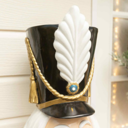 The Christmas Centre Red White and Blue LED Lights Traditional Nutcracker Soldier 5.5ft - Size: 167.5 x 45 x 37.5cm - Multi - Wilko - thumbnail 6