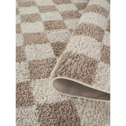Desire Rugs Chester Beige Shaggy Checkered Rug 160 x 230cm - Size: 230 x 160 x 3cm - Blonde - Wilko - thumbnail 5