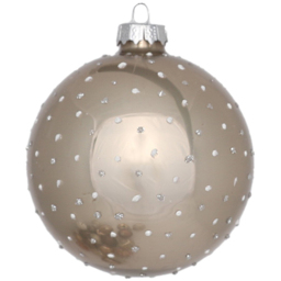 Shiny Mocha Bauble - Mocha - Size: 1 Piece - Wilko - thumbnail 3