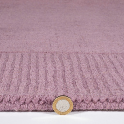 Esselle Home Esme Mauve Wool Rug 160 x 230cm - Size: 230 x 160 x 1.8cm - Purple - Wilko - thumbnail 6