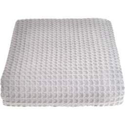 Allure Home Fashions Hotel Dove Grey Waffle Throw Blanket 225 x 250cm - Wilko