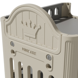 H&O Direct 4 Drawer Single Shelf Grey Rolling Baby Diaper Changing Table - Size: 108 x 85 x 62cm - Wilko - thumbnail 6