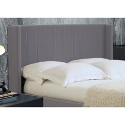 Maya Grey Velvet King Size Ottoman Bed Frame - Wilko - thumbnail 4
