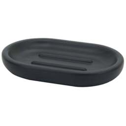 Noir Zen Wood Soap Dish - Black - Wilko - thumbnail 1