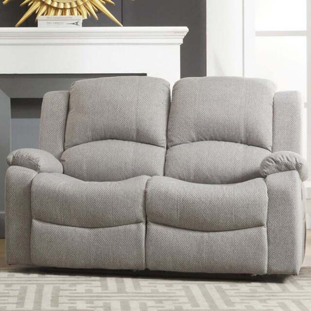Marldon 2 Seater Light Grey Electric Recliner Sofa - Artemis Home - Wilko - image 1